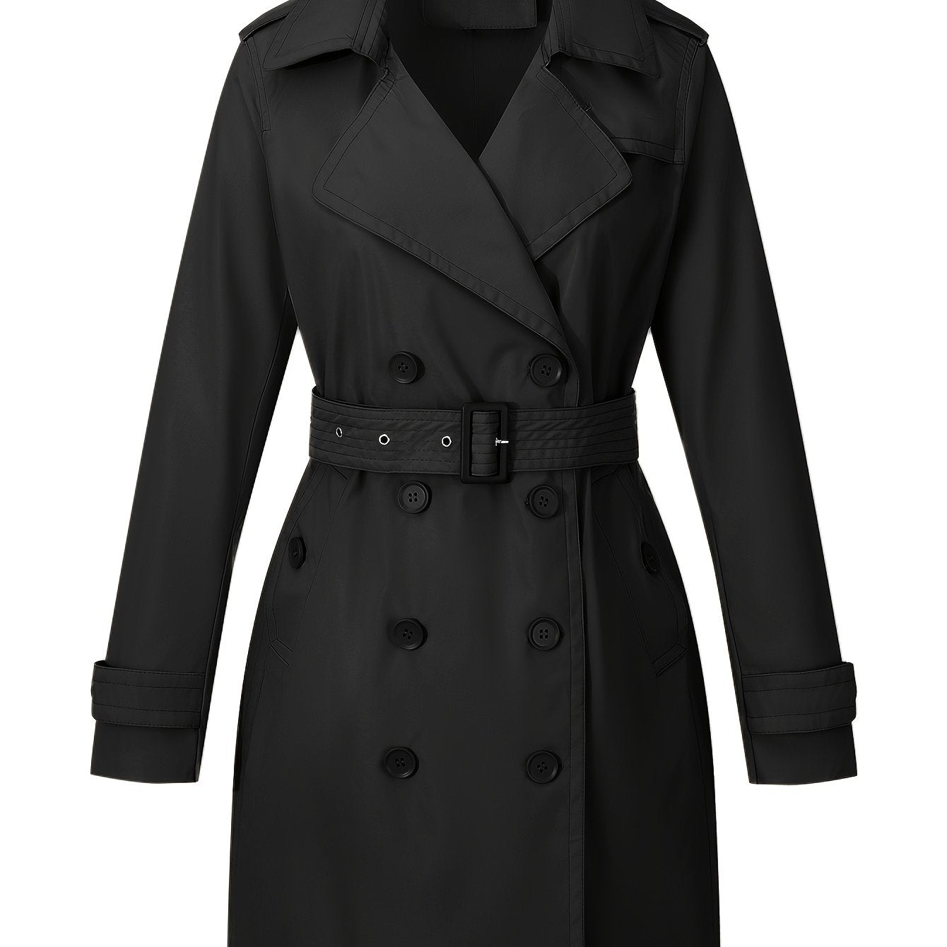Womens Jacket Spring And Fall Fashion Long Trench Coat, Lightweight Windbreaker