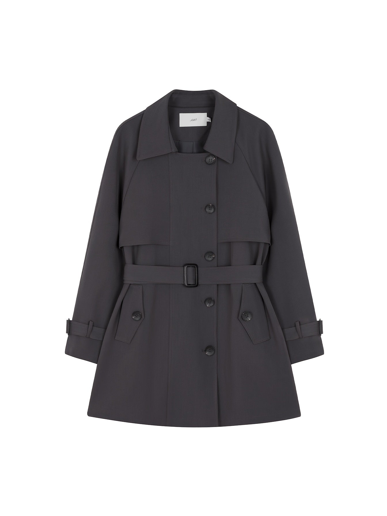 XWI New Autumn And Winter Collection Features a Long Trench Coat with a British Style, Tailored Waist, Elegant And Fashionable for Women.