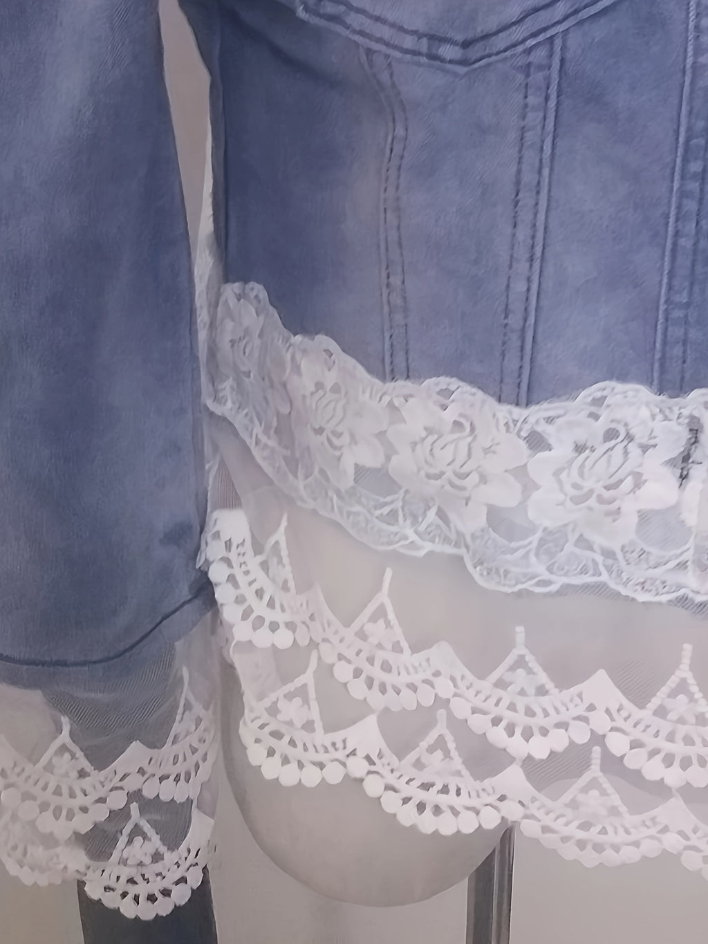 Plus Size, Women Jacket Fashion Chiffon Slim Casual Splice Coat Plus Size