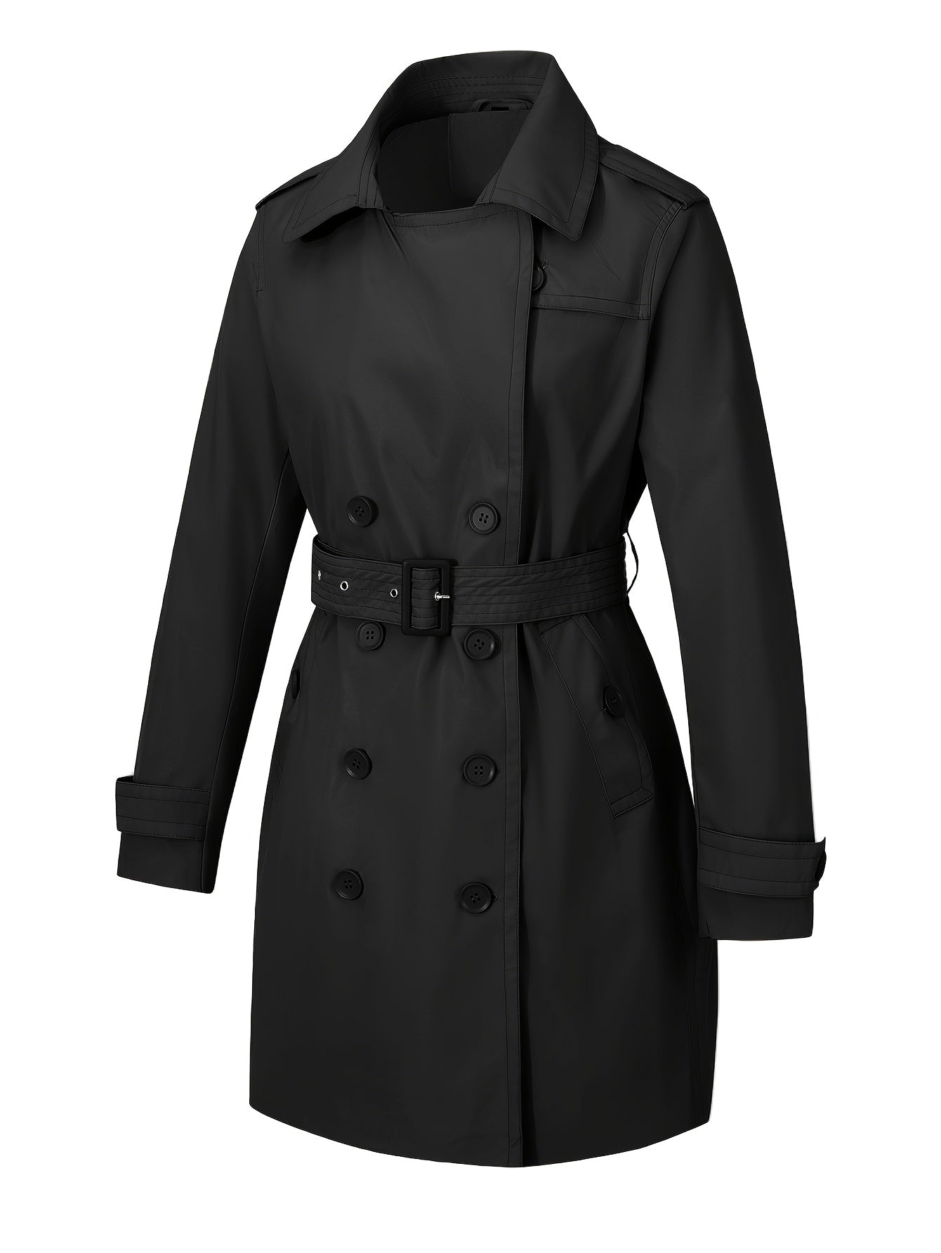 Womens Jacket Spring And Fall Fashion Long Trench Coat, Lightweight Windbreaker
